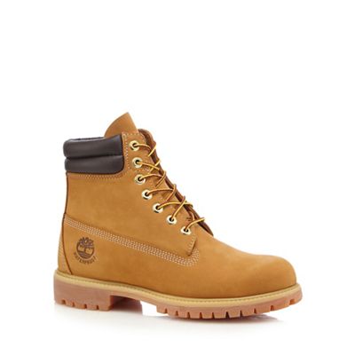 Timberland Beige 'Double Collar' boots